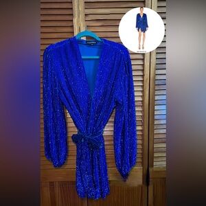 Retrofête Blue Gabrielle Dress